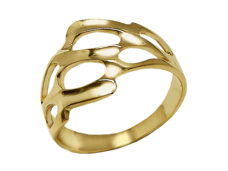 Złoty pierścionek żółte złoto - 7585