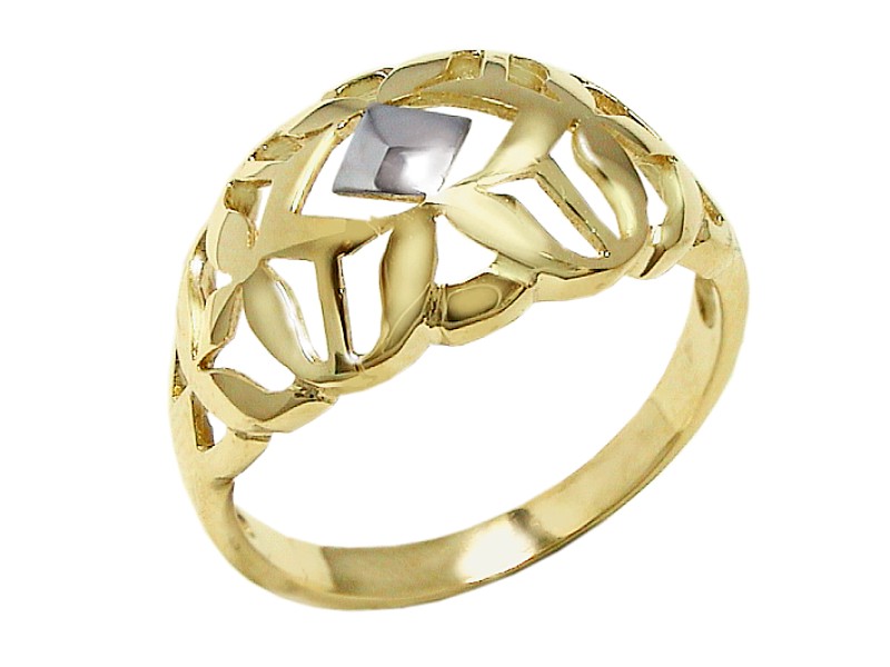 Złoty pierścionek - 7627