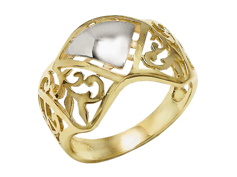 Złoty pierścionek - 7629