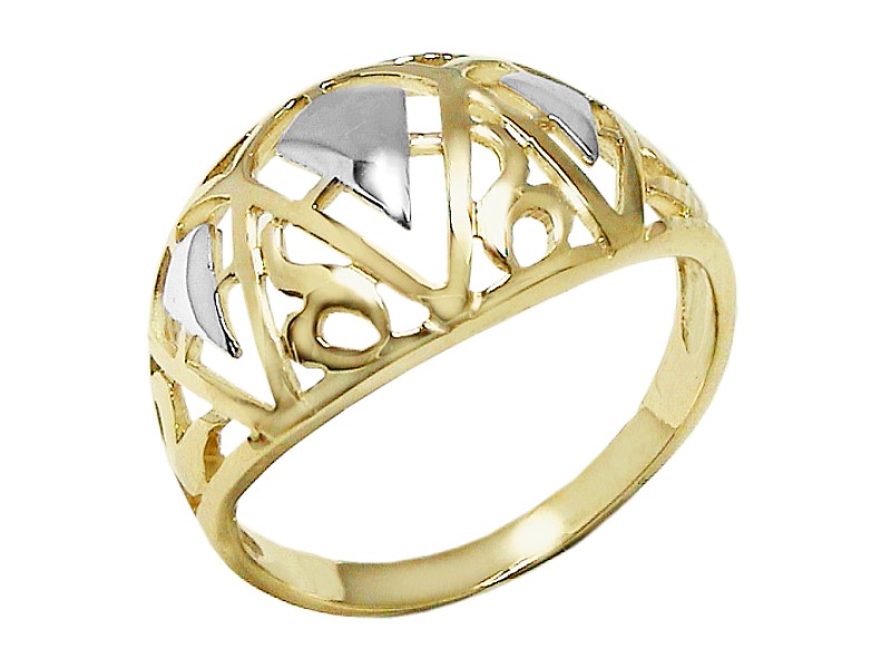 Złoty pierścionek - 7636