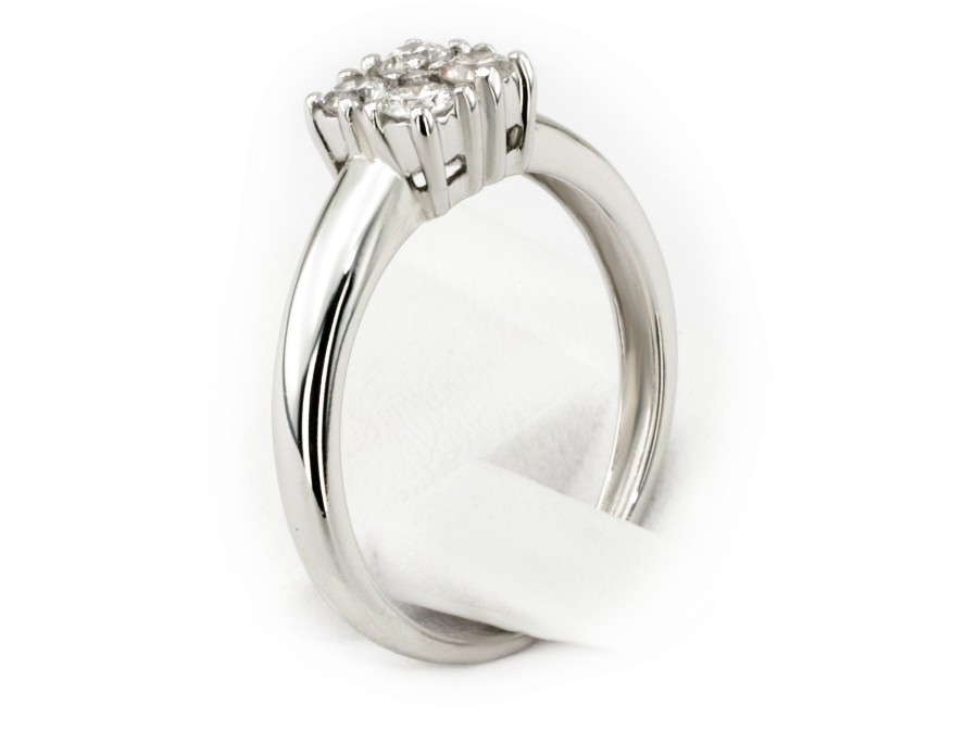 Pierścionek z brylantami białe złoto promocja - 763skK_pro — zdjęcie 3