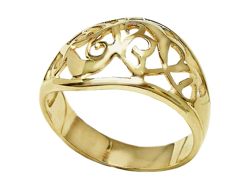 Złoty pierścionek - 7643