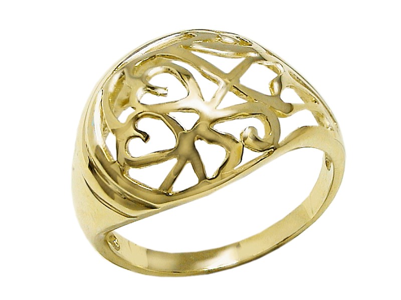 Złoty pierścionek - 7659