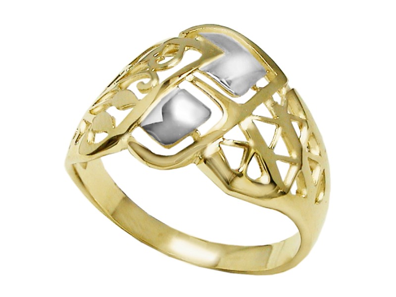 Złoty pierścionek - 7661