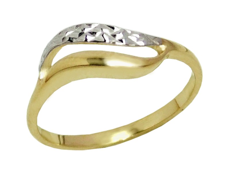 Złoty pierścionek żółte złoto - 7788