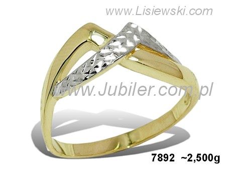Złoty pierścionek złoto próba 585 - 7892