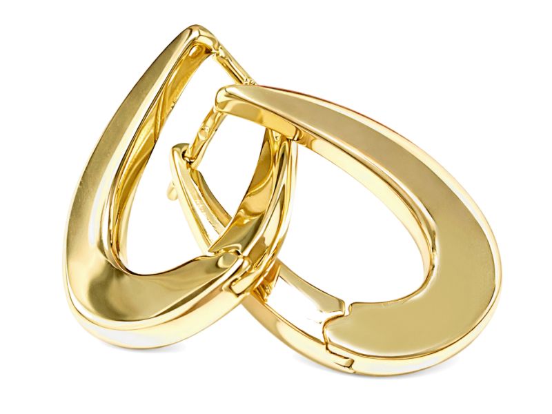 Złote kolczyki - 8017