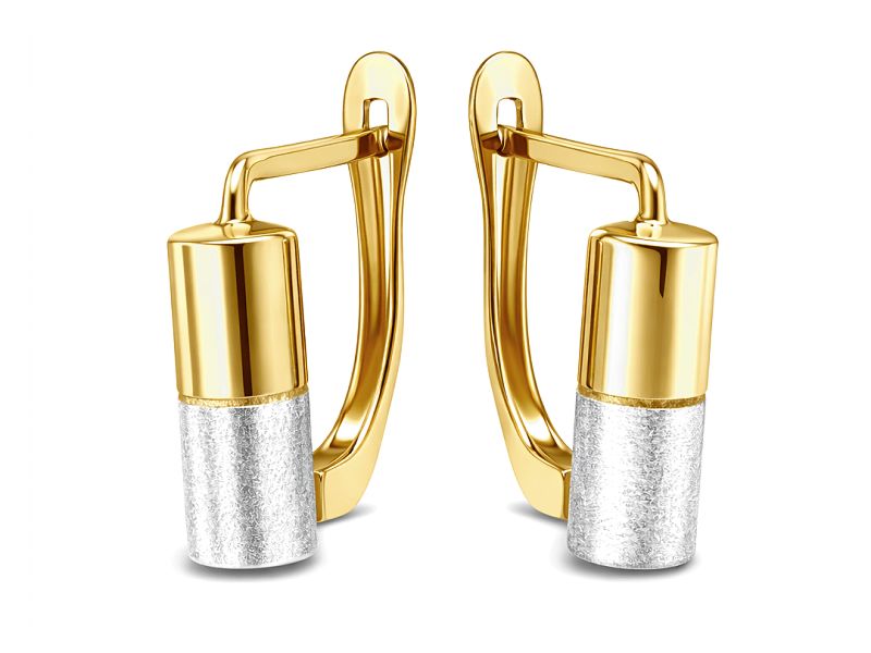 Złote kolczyki - 8026