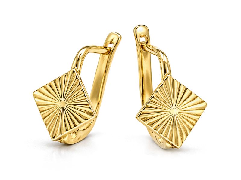 Złote kolczyki - 8079k