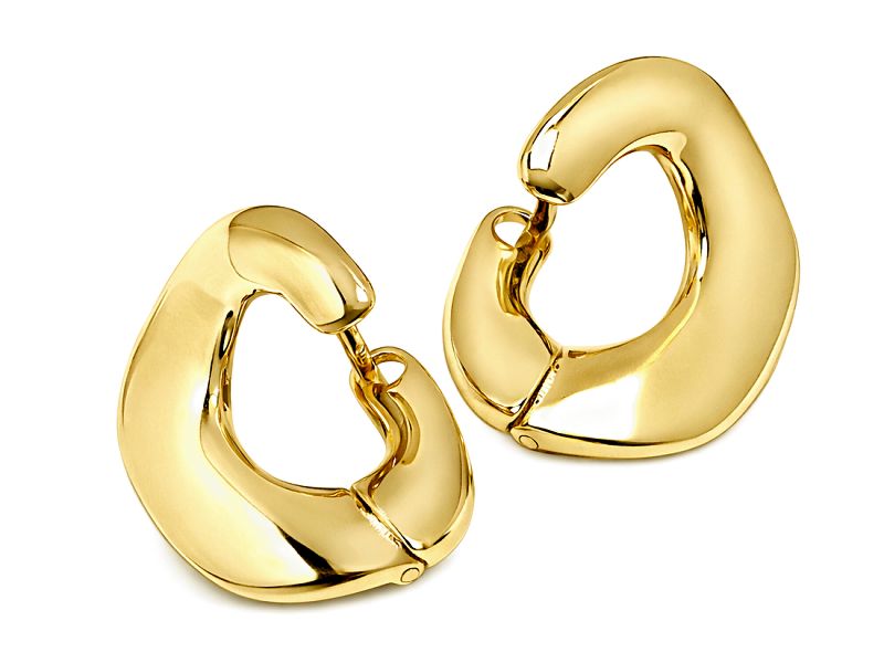 Złote kolczyki - 8096