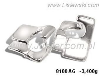 Kolczyki srebrne cyrkonie biżuteria srebro 925 - 8100ag - 1