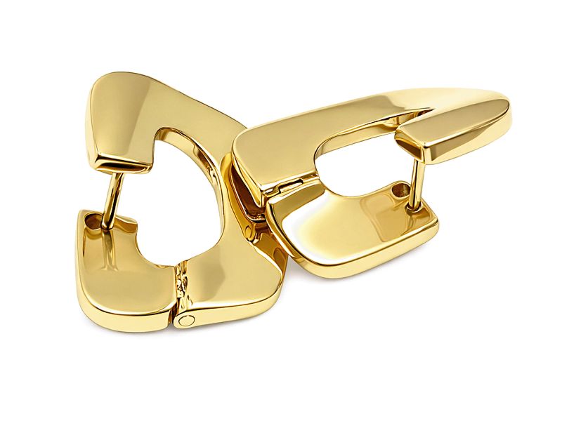 Złote kolczyki - 8102