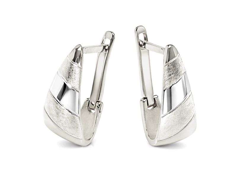 Kolczyki srebrne z cyrkoniami - 836ag