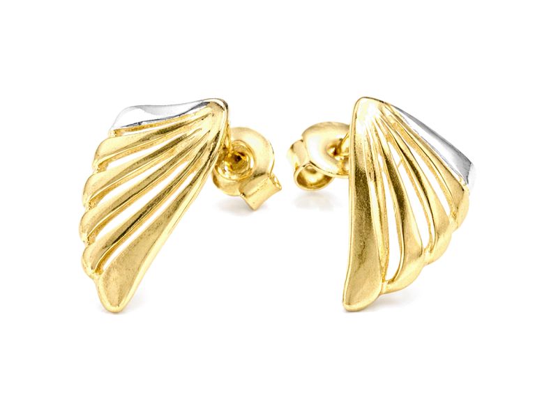Złote kolczyki z żółtego złota - 8449