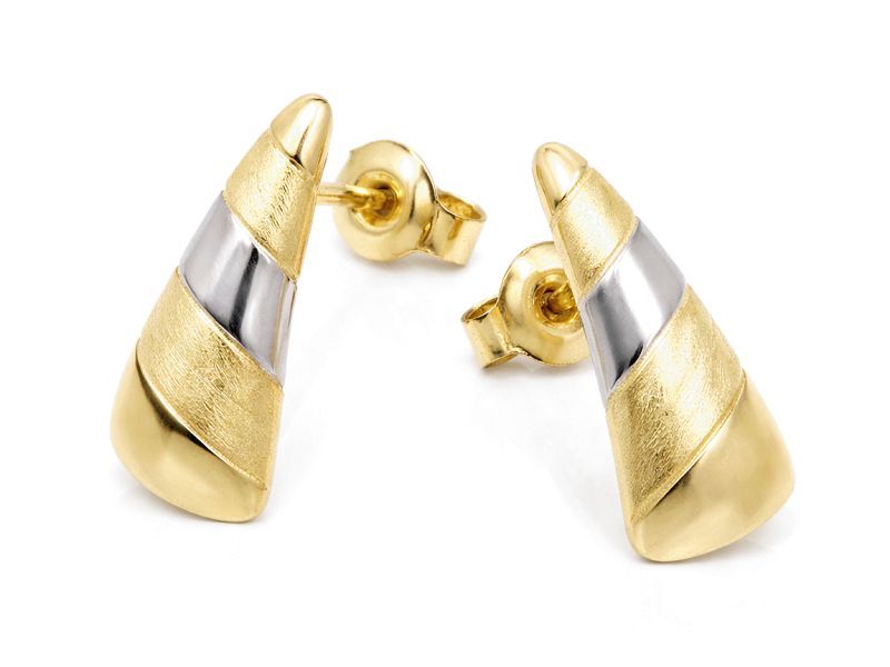 Złote kolczyki z żółtego złota - 8452