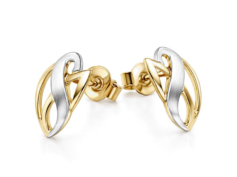 Złote kolczyki z żółtego złota - 8453