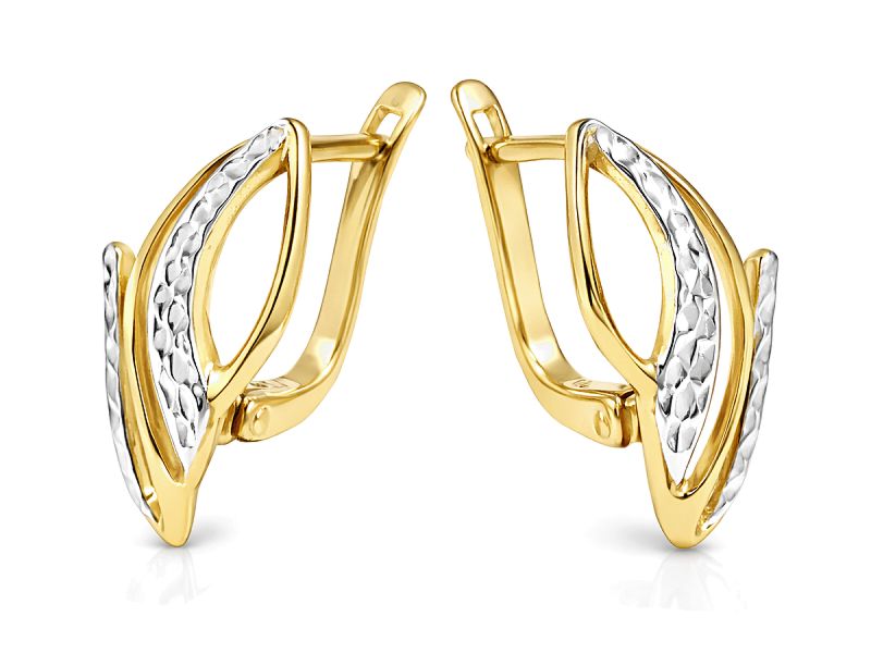 Złote kolczyki z żółtego złota - 8473