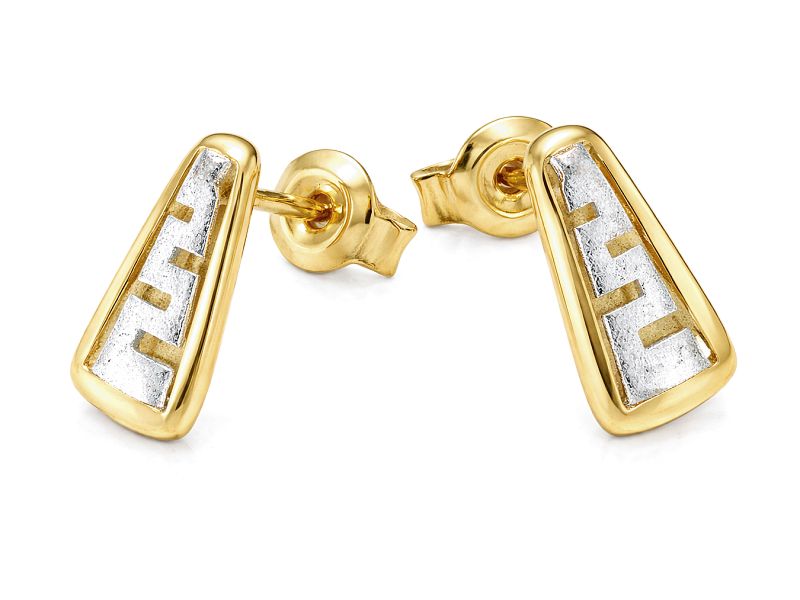 Złote kolczyki z żółtego złota - 8515