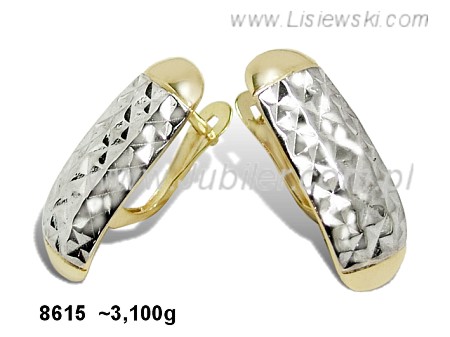 Złote Kolczyki żółte złoto próby 585 - 8615 - 1