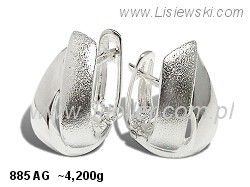 Kolczyki srebrne cyrkonie biżuteria srebro 925 - 885ag - 1