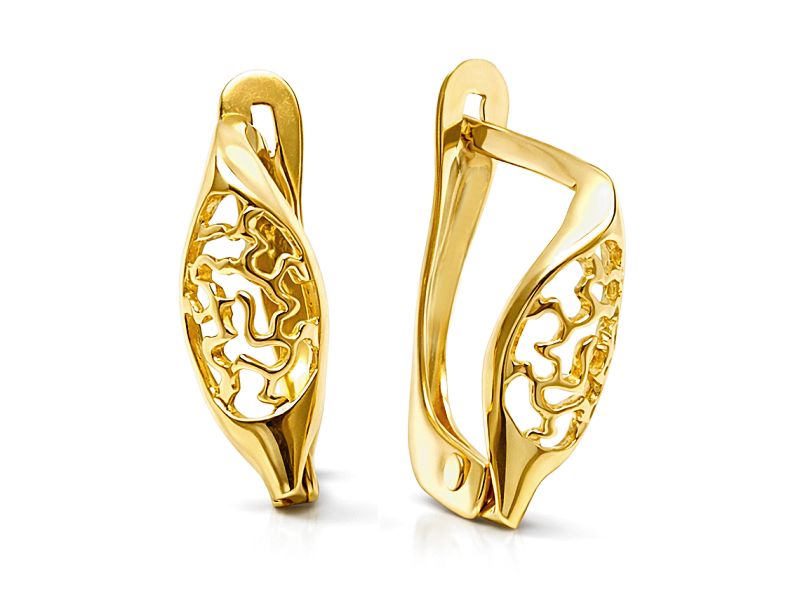 Złote kolczyki - 994