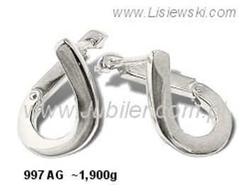 Kolczyki srebrne cyrkonie biżuteria srebro 925 - 997ag - 1