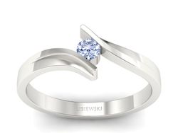 Pierścionek z diamentem sky blue - b1171_skyblue
