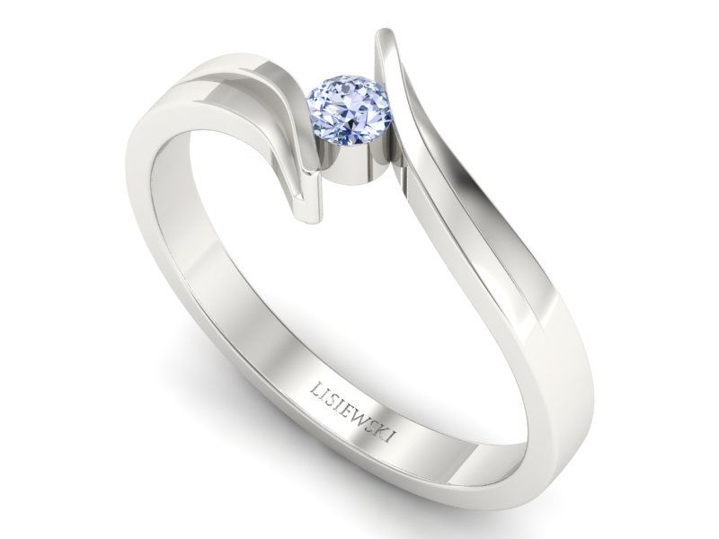 Pierścionek z diamentem sky blue - b1171_skyblue — zdjęcie 3
