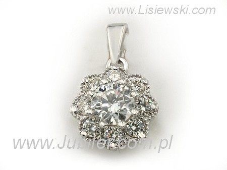 Złota zawieszka z brylantami - b40004wbr_P_H — zdjęcie 3