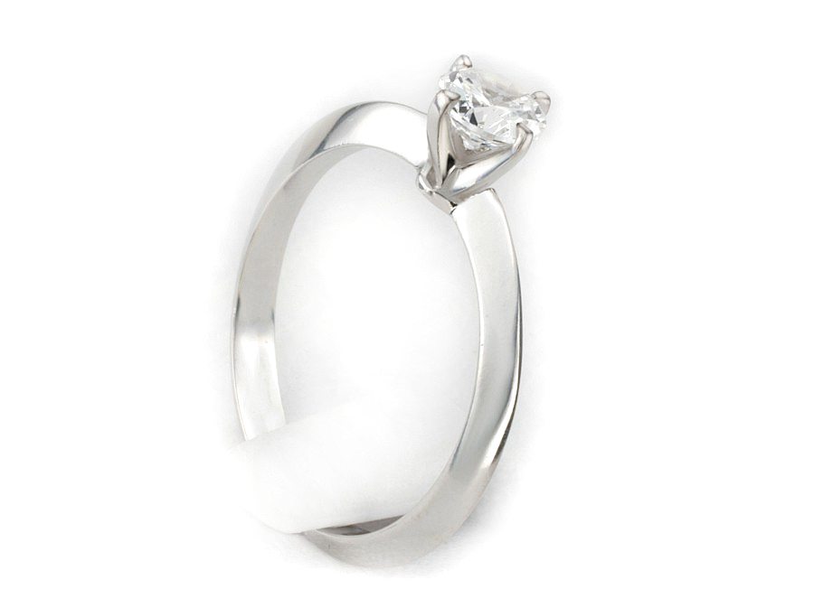 Pierścionek zaręczynowy z brylantem - b541bbr_SI_F — zdjęcie 3