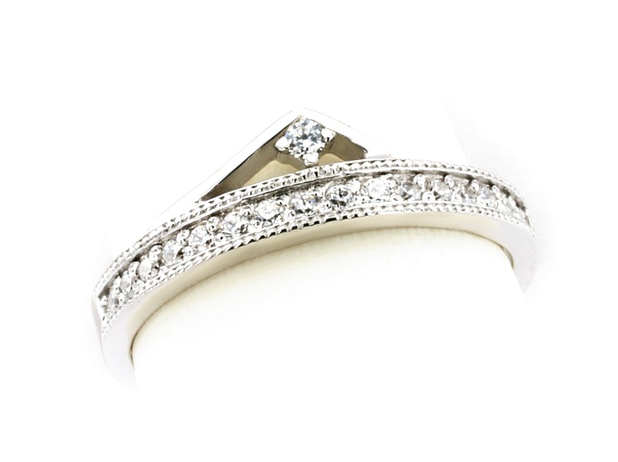 Pierścionek zaręczynowy z brylantem - b626bbr_SI_H — zdjęcie 3