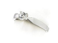 Elegancki Pierścionek zaręczynowy z diamentem zloty proba 14k - b711bbr_Si_H- 3