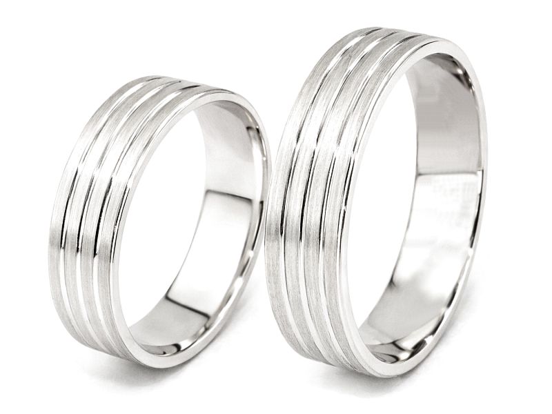 Obrączki ślubne soczewkowe białe złoto - b_obr_8_5_o_