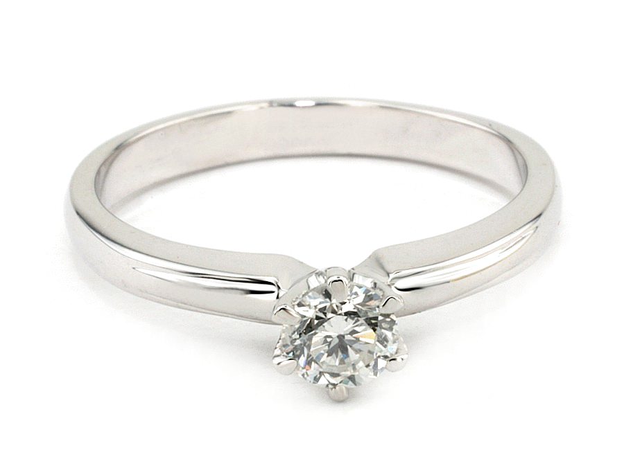 Pierścionek zaręczynowy z brylantem - bjg1058br_Vs_G — zdjęcie 3