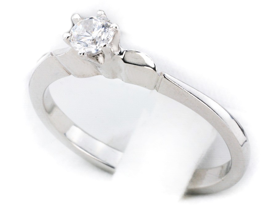 Złoty pierścionek z brylantem białe złoto - bjg1118br_P1_H