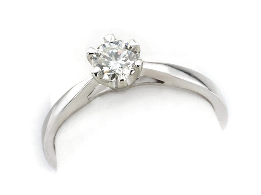 Złoty pierścionek z brylantem i rubinami - bjg1133br_SI1_h — zdjęcie 3