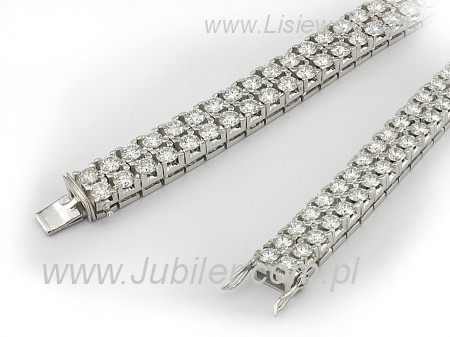 Bransoletka pomysł na prezent z brylantami - br_33_6g_8_80ct — zdjęcie 3