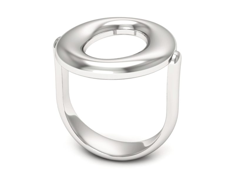 Złoty pierścionek białe złoto - bw00017_750 — zdjęcie 3