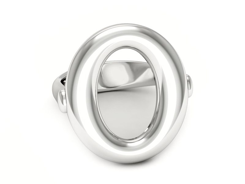 Złoty pierścionek białe złoto - bw00017_750 — zdjęcie 2