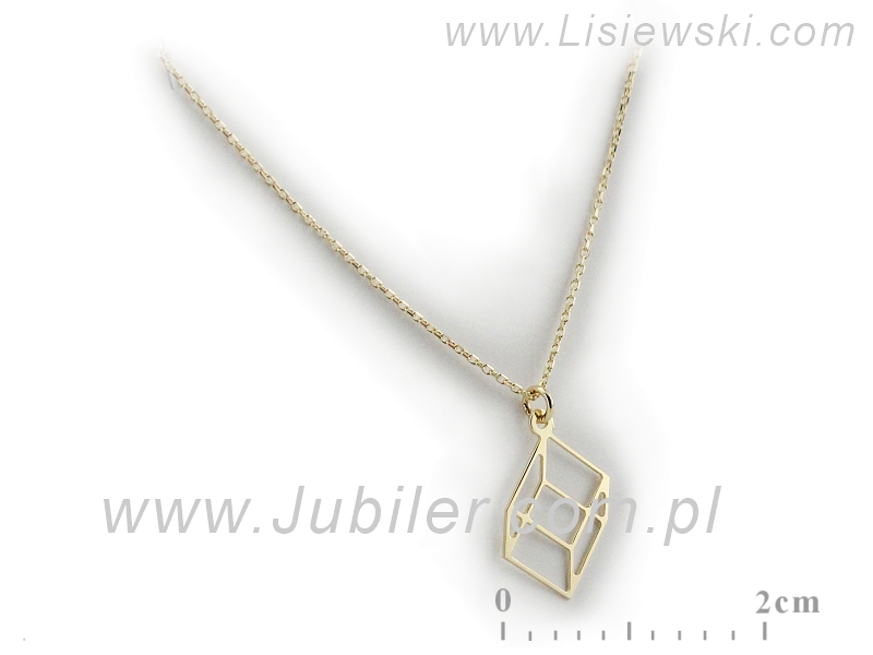 Naszyjnik Celebrytka to łańcuszek z przywieszką - cbr006 — zdjęcie 3