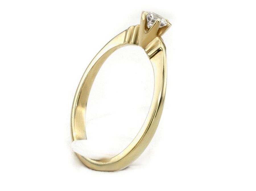 Złoty pierścionek z diamentami żółte złoto - jg1130br_Si_H - 3