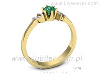 Złoty Pierścionek żółte złoto pr 585 - jg1136zbsm- 3