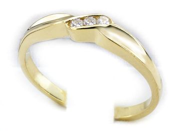 Złoty Pierścionek z brylantami żółte złoto - jg1151br_Si_H - 1