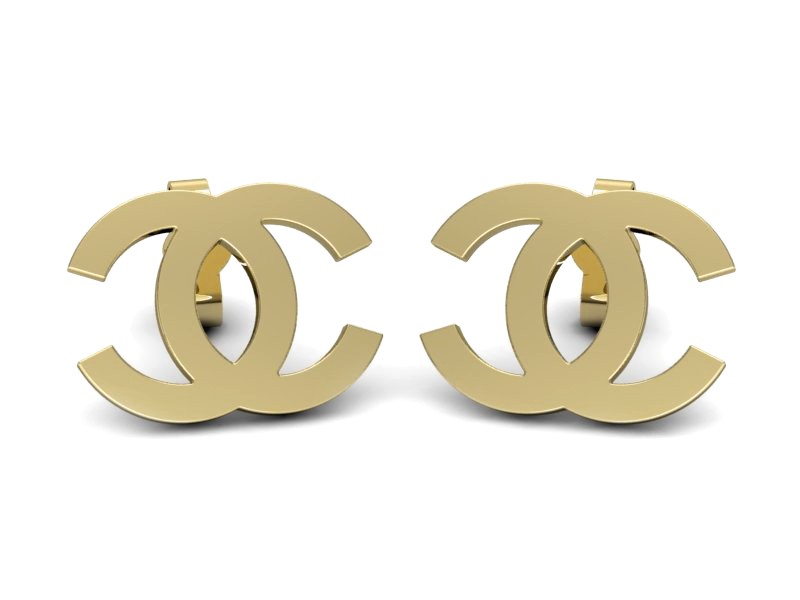 Złote kolczyki w żółtym złocie - K15289z — zdjęcie 2