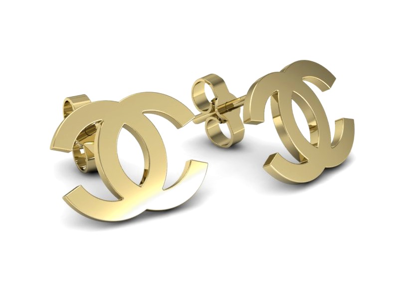 Złote kolczyki w żółtym złocie - K15289z — zdjęcie 3