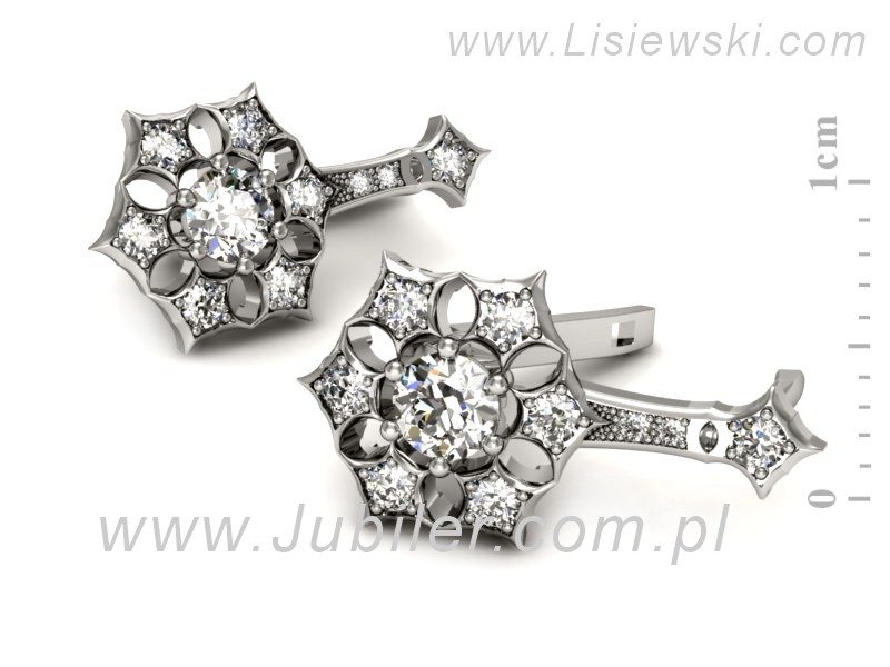 Kolczyki z brylantami - k16145b — zdjęcie 3