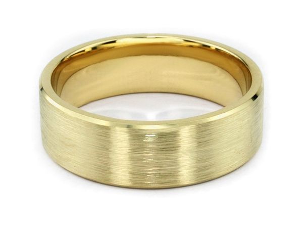 Obrączka złota matowana złoto próba 585 - obr0002