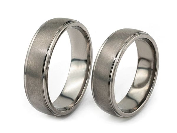 Titanium wedding rings - ot7-6_o