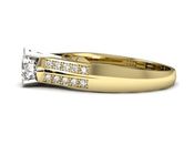 Pierścionek zaręczynowy z diamentami złoto 585 - p15011zb_p - 2