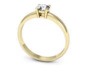 Pierścionek zaręczynowy z diamentami złoto 585 - P15013z - 3